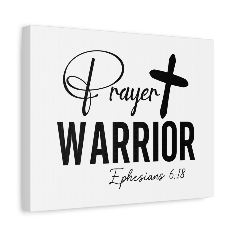 Scripture Walls Ephesians 6:18 Prayer Warrior Bible Verse Canvas Christian Wall